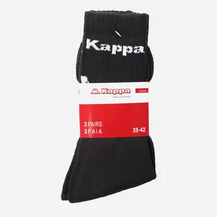 Шкарпетки унісекс Kappa Logo Saboya Black (3 пари) 304MT00-901