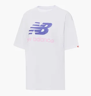 Футболка жіноча New Balance Essentials Stacked Logo White Wt03519Lia