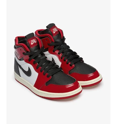 Кросівки жіночі Air Jordan 1 Zoom Cmft Patent Chicago Red/White CT0979-610
