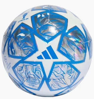Футбольний м'яч Adidas Ucl Training Metallic/Blue IN9326
