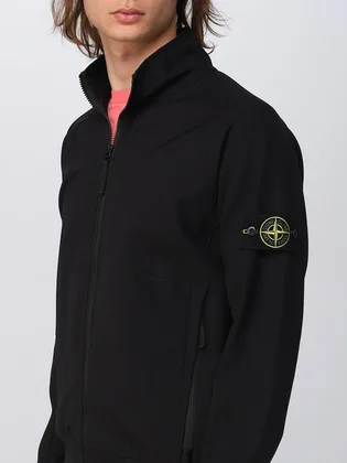Куртка мужская Stone Island Stretch Technical Fleece Jacket Black 781560753-V0029