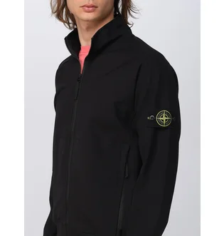Куртка мужская Stone Island Stretch Technical Fleece Jacket Black 781560753-V0029