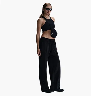 Штаны женские Nike Sportswear Chill Knit Mid-Rise Velour Pants Black HJ0922-010