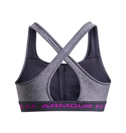 Топ женский Under Armour Crossback Mid Hth-Sport-Bh Grey 1361036-558