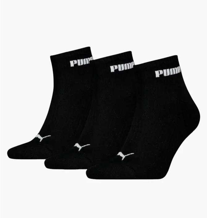 Носки Puma New Generation Cushioned Quarter Black (3 пары) 938393-02