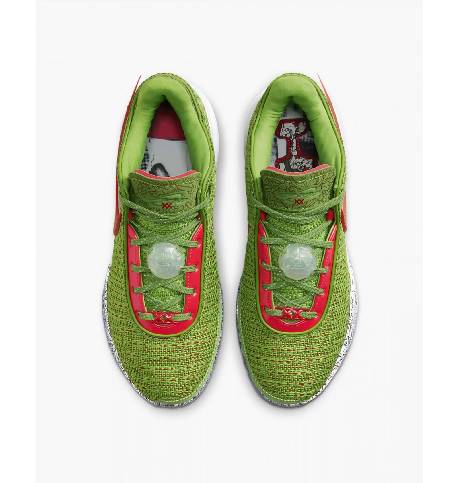 ᐉ Кросівки чоловічі Nike Lebron Xx Stocking Stuffer Green Fj4955