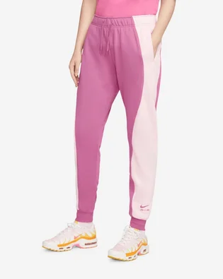 Штани жіночі Nike Nsw Mid-Rise Air Fleece Joggers Pink DV8050-665