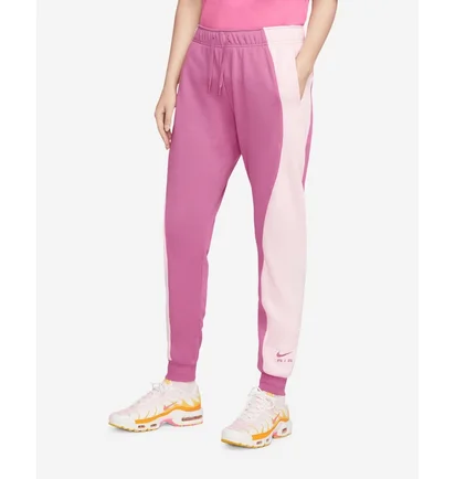 Штаны женские Nike Nsw Mid-Rise Air Fleece Joggers Pink DV8050-665
