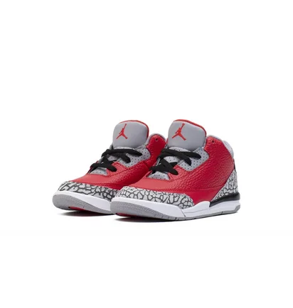 Кроссовки детские Air Jordan 3 Retro Se Red Cq0489-600