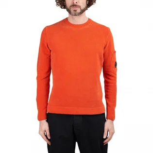 Лонгслив унисекс CP Company Chenille Cotton Crew Neck Knit Orange 14CMKN026A005687G439