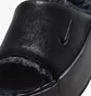 Тапочки жіночі Nike Calm Elevation Fur Black HV8560-001