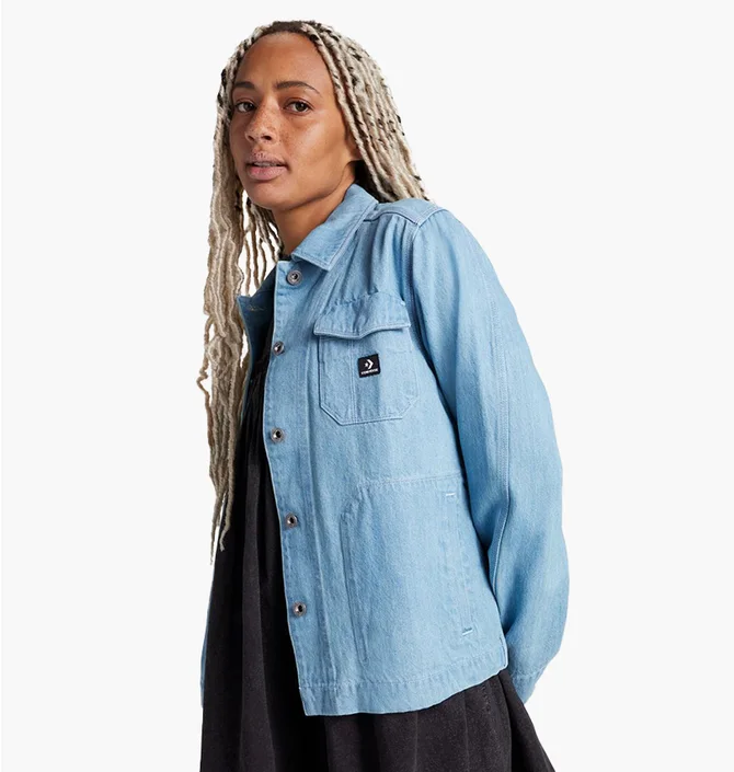 Сорочка жіноча Converse Denim Chore Coat Light Blue 10027976-444