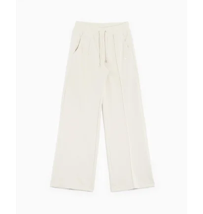 Штани жіночі Nike Sportswear Essential High Waisted Wide Leg Pants Beige FB8490-104