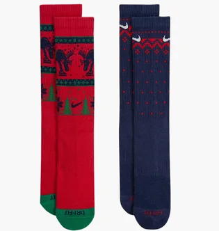 Носки Nike Everyday Plush Cushioned Winter Wonderland (2 пары) Multi HV6939-900