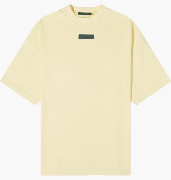 Футболка чоловіча Fear Of God Spring Tab Crew Neck T-Shirt Yellow 125SP244191F