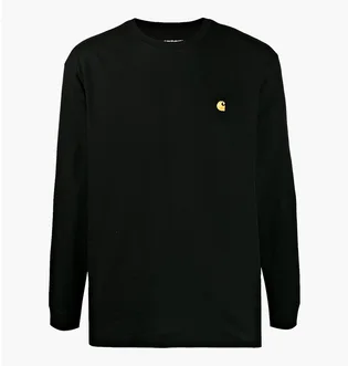 Лонгслив мужской Carhartt Wip Chase L/S T-Shirt Black I026392-00FXX