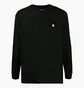 Лонгслів чоловічий Carhartt Wip Chase L/S T-Shirt Black I026392-00FXX