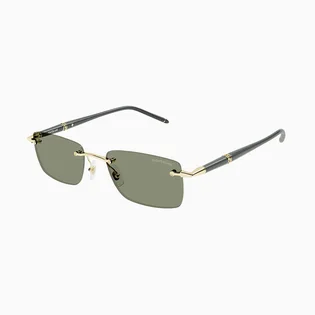 Солнцезащитные очки MONT BLANC Green/Gold MB0344S-005-54