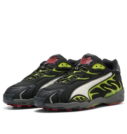 Кроссовки мужские Puma A$Ap Rocky X Inhale Black Lime Pow Black 402459-01