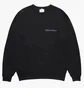 Світшот унісекс wacko maria Crew Neck Black 24FW-WMC-SS12