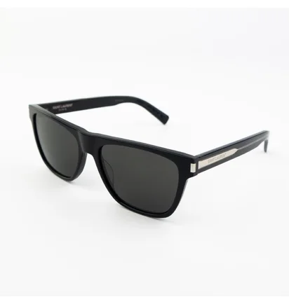 Сонцезахисні окуляри чоловічі SAINT LAURENT Grey/Black SL-619-001-56