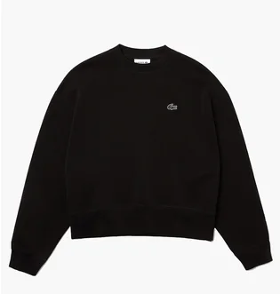 Свитшот женский Lacoste Oversize Fit Black SF5614031