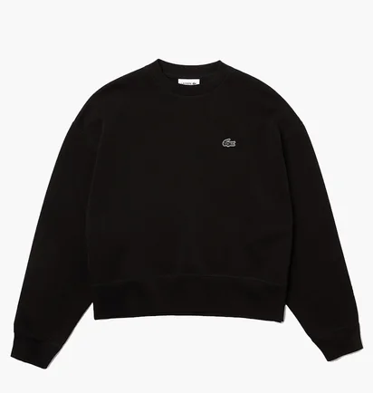 Свитшот женский Lacoste Oversize Fit Black SF5614031