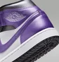 Кроссовки женские Air Jordan 1 Mid Se Violet/White HJ5911-105