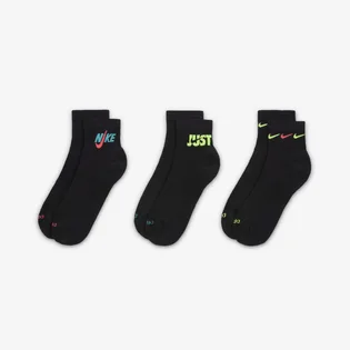 Носки унисекс Nike Everyday Plus Cushioned Black (3 пары) DH3827-910