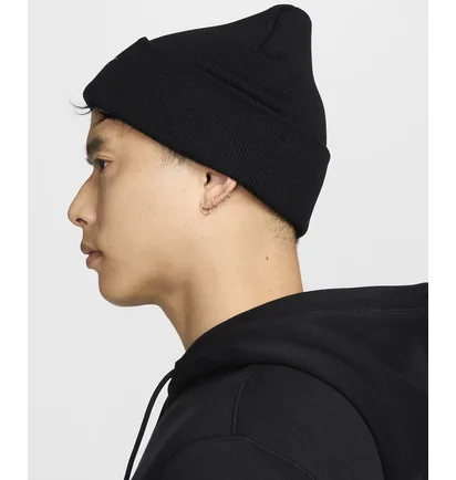 Шапка унісекс Nike Peak Swoosh Beanie Black HF0187-010