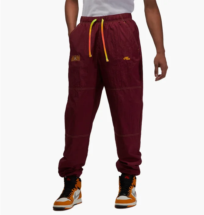 Штаны мужские Air Jordan Flight Mvp MenS Woven Pants Bordo DV1613-680