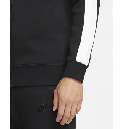 Толстовка мужская Nike Sportswear Club Brushed-Back Jacket Black DD7010-010