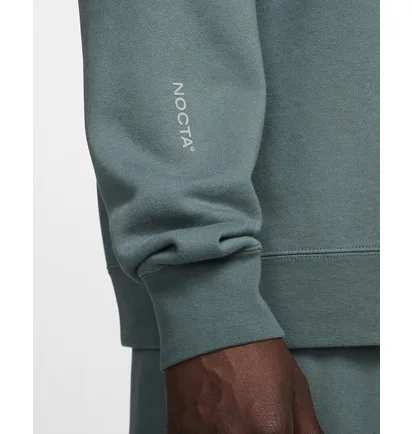 Свитшот мужской Nike Nocta Fleece Cs Crew Light Blue FN8160-382