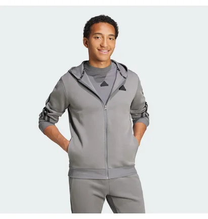 Толстовка чоловіча Adidas Future Icons 3-Stripes Grey IW8529