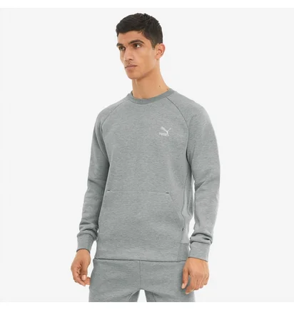 Свитшот мужской Puma Classics Tech Crew Grey 53077903