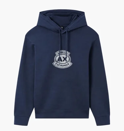Худи мужское Armani Exchange Blue XM002332-AF10818-UB096