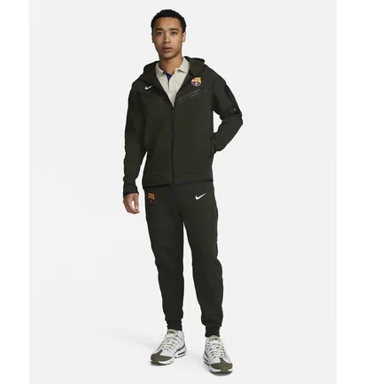 Вітровка чоловіча Nike Fc Barcelona Tech Fleece Windrunner Olive DV5554-355