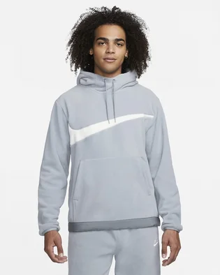 Худи мужское Nike Club Fleece+ MenS Winterized Pullover Hoodie Grey DQ4896-073