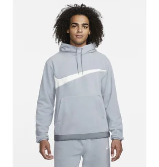 Худи мужское Nike Club Fleece+ MenS Winterized Pullover Hoodie Grey DQ4896-073