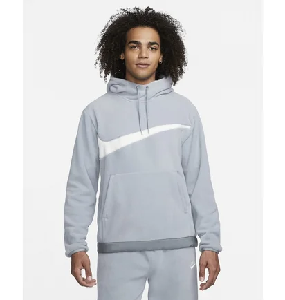 Худі чоловіче Nike Club Fleece+ MenS Winterized Pullover Hoodie Grey DQ4896-073
