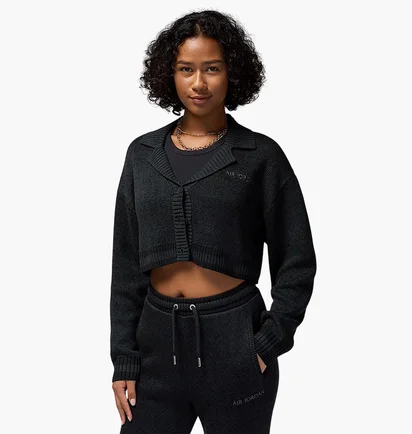 Кофта женская Air Jordan Knit Black FZ4195-010