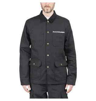 Куртка унисекс Pleasures Spike Chore Jacket Black P21SP026-BLACK