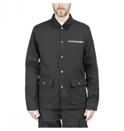 Куртка унісекс Pleasures Spike Chore Jacket Black P21SP026-BLACK