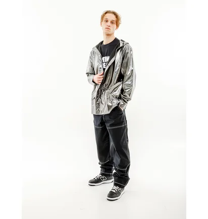 Куртка чоловіча Rains Jackets Metallic 1801-HOLOGRAPHICSTEEL