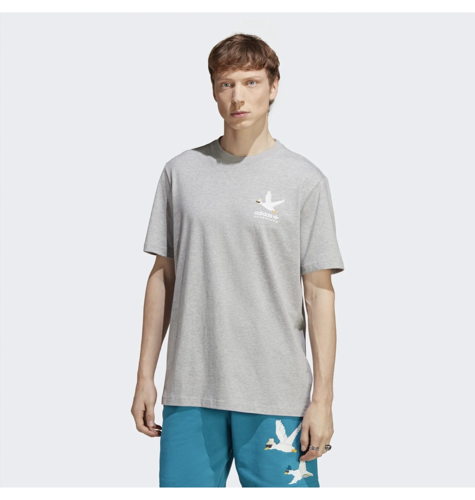 ᐉ Футболка чоловіча Adidas Adventure Graphic Duckies Tee Grey