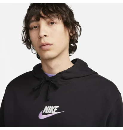 Худі чоловіче Nike Club Fleece+ French Terry Pullover Hoodie Black FB7788-010