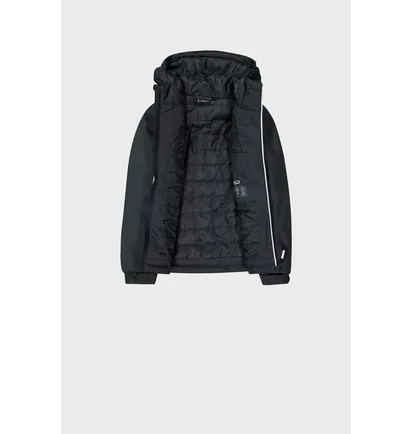 Куртка детская CMP Jacket Fix Hood Feel Warm Black 35Z1435-U911