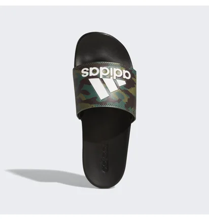 Тапочки унисекс Adidas Adilette Comfort Slides Camo/Green Gw9647
