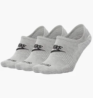 Носки унисекс Nike Evryday Plus Cush Footie Grey (3 пары) DN3314-063