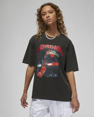 Футболка женская Air Jordan Heritage Graphic T-Shirt Black FB5137-010
